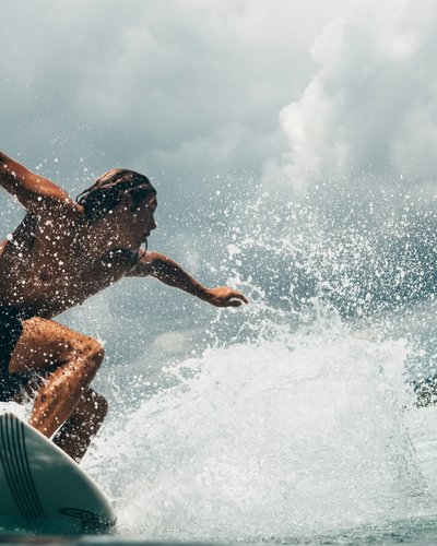 Man surfing